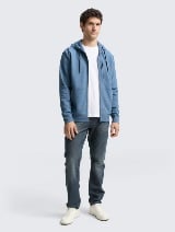 Jachetă sport cu detalii - Albastru_3469675