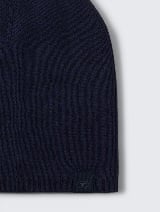 Kapa od mešavine pamuka i kašmira - Plava_8866126