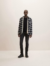 Piers uske traperice s naborima - Crna_3747046