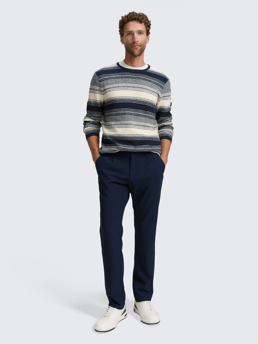 Klasične čino pantalone - Plava-1047266-10668-15