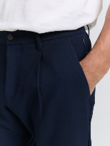 Klasične čino pantalone - Plava_3926257