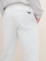 Klasične Chino hlače v spranem videzu - Siva_1404977