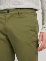 Klasične hlače Chino iz organskega bombaža - Zelena_6229640