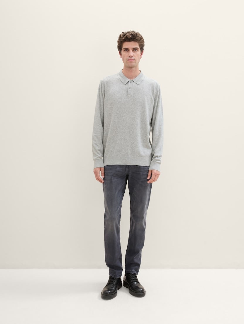  Klasične uske traper hlače - Crna-1037638-10250-14