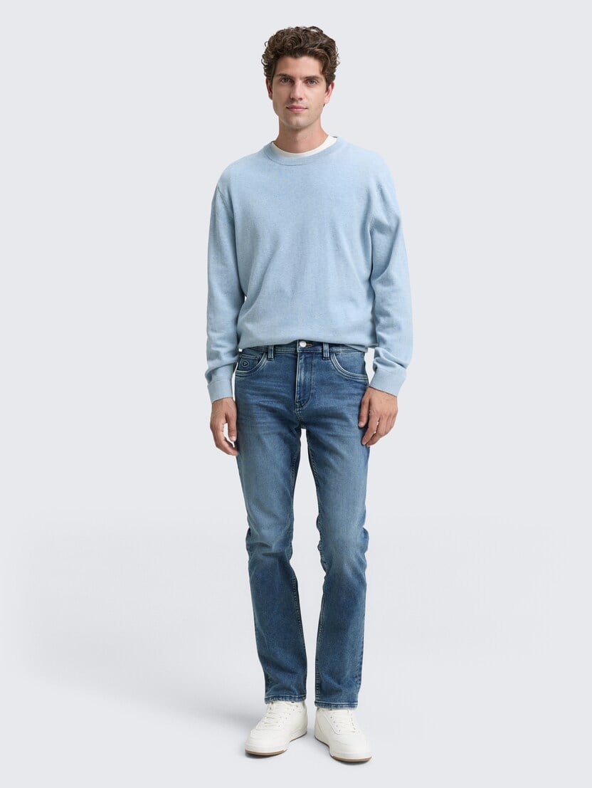 Klasične uske traper hlače - Plava-1049361-10119-14