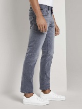 Uske traper hlače klasičnog kroja Josh s pet džepova - Siva_9145543