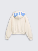 Cropped majica s kapuljačom - Bijela_1580682