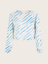 Kratka bluza - Vzorec/večbarvna_259461