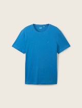 Kratka majica z majhnim logotipom - Modra_4299826
