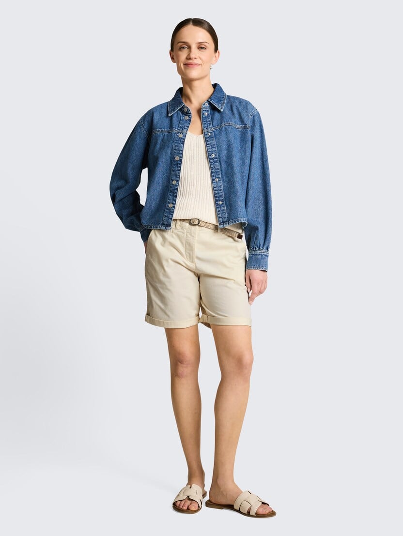 Čino kratke pantalone - Bela-1049980-10330-15