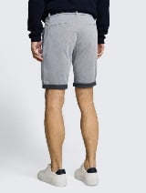 Pantaloni scurţi chino cu curea - Albastru_377813