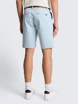 Pantaloni scurţi chino cu curea - Albastru_4229945