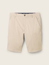 Kratke hlače Chino z minimalnim potiskom - Bež_7628291