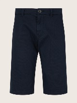 Chino kratke hlače s minimalnim printom - Plava_4054937