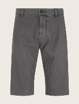 Chino kratke hlače s minimalnim printom - Siva_6693441