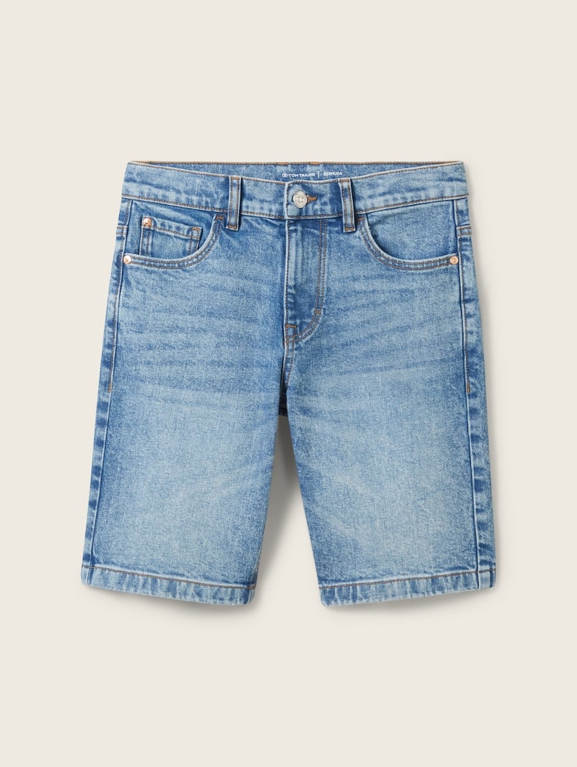 Kratke hlače iz džinsa - Modra_3726743