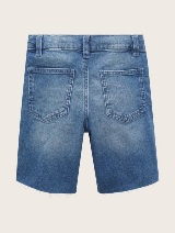Kratke traper hlače s odvojivom vezicom - Plava_5609000