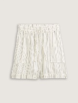 Kratke pantalone od mešavine lana - Uzorak/višebojna_6533606