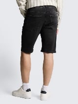 Pantaloni scurţi Josh regular fit jeans - Negru_1975866