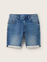Josh kratke jeans hlače regular kroja - Plava_608989