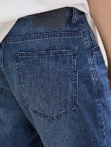 Pantaloni scurţi Josh regular fit jeans - Albastru_7928480