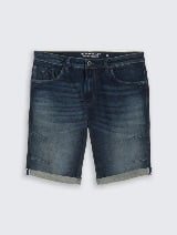 Pantaloni scurţi Josh regular fit jeans - Albastru_7982367