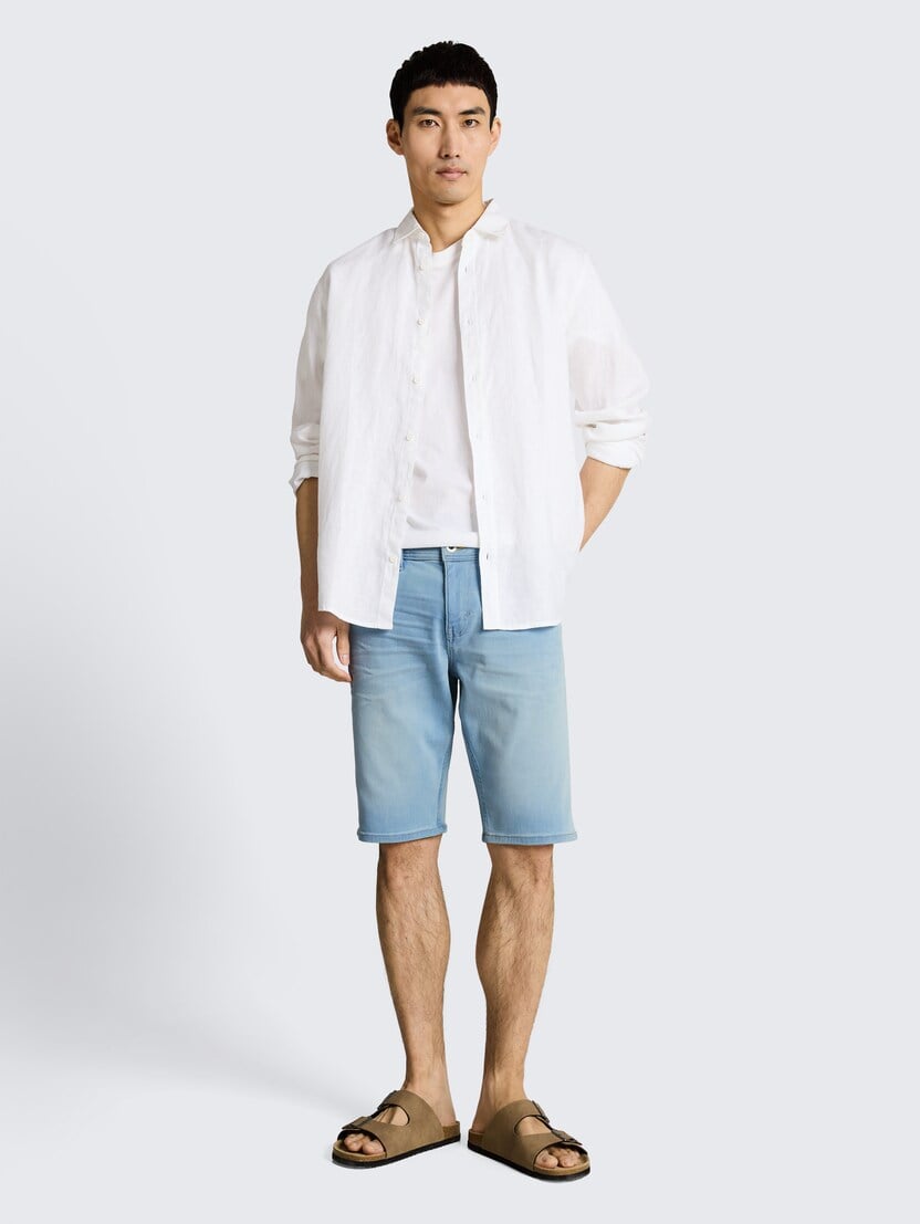 Pantaloni scurţi Josh regular fit jeans - Albastru_8022518