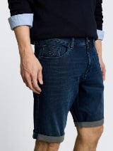 Pantaloni scurţi Josh regular fit jeans - Albastru_8535999