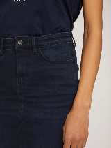 Kratka teksas suknja blago ispranog izgleda - Plava_4528711