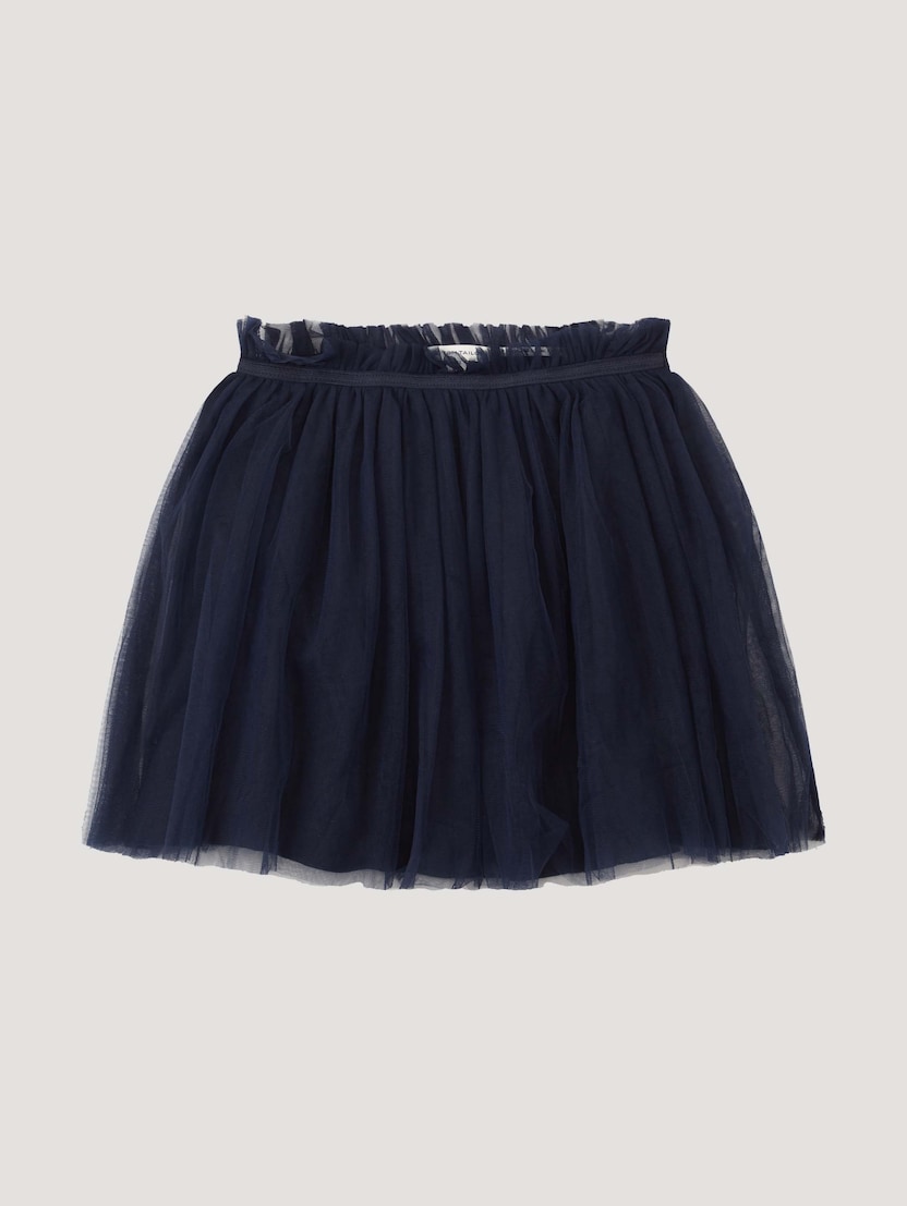 Mrežasta mini-suknja - Plava_2091757