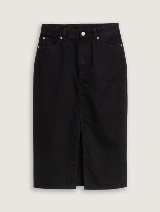 Fustă din denim - Negru_6895049