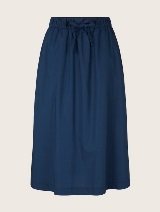 Suknja od mješavine liocela s elastičnim pojasom - Plava_9152390