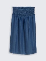 Suknja od tencel tkanine - Uzorak/višebojna_3755471