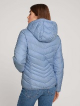 Prijelazna puf jakna s kapuljačom - Plava_2277523