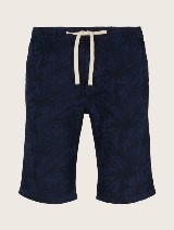 Kratke chino hlače od lanene tkanine - Uzorak/višebojna_9483430