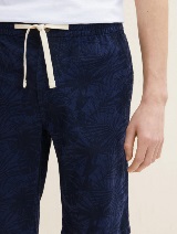 Kratke chino hlače od lanene tkanine - Uzorak/višebojna_9483430