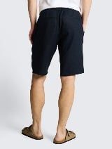 Lanene kratke pantalone - Plava_534856