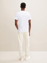 Majica s kratkimi rokavi v minimalističnem razpršenim potiskom - Vzorec/večbarvna_9398303