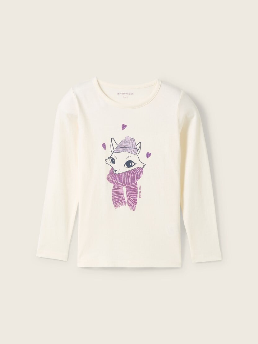  Majica sa printom - Bela-1044487-12906-15