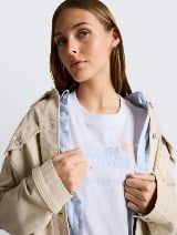Tricou cu imprimeu - Alb_3083599