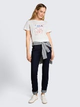 Tricou cu imprimeu - Alb_3978485