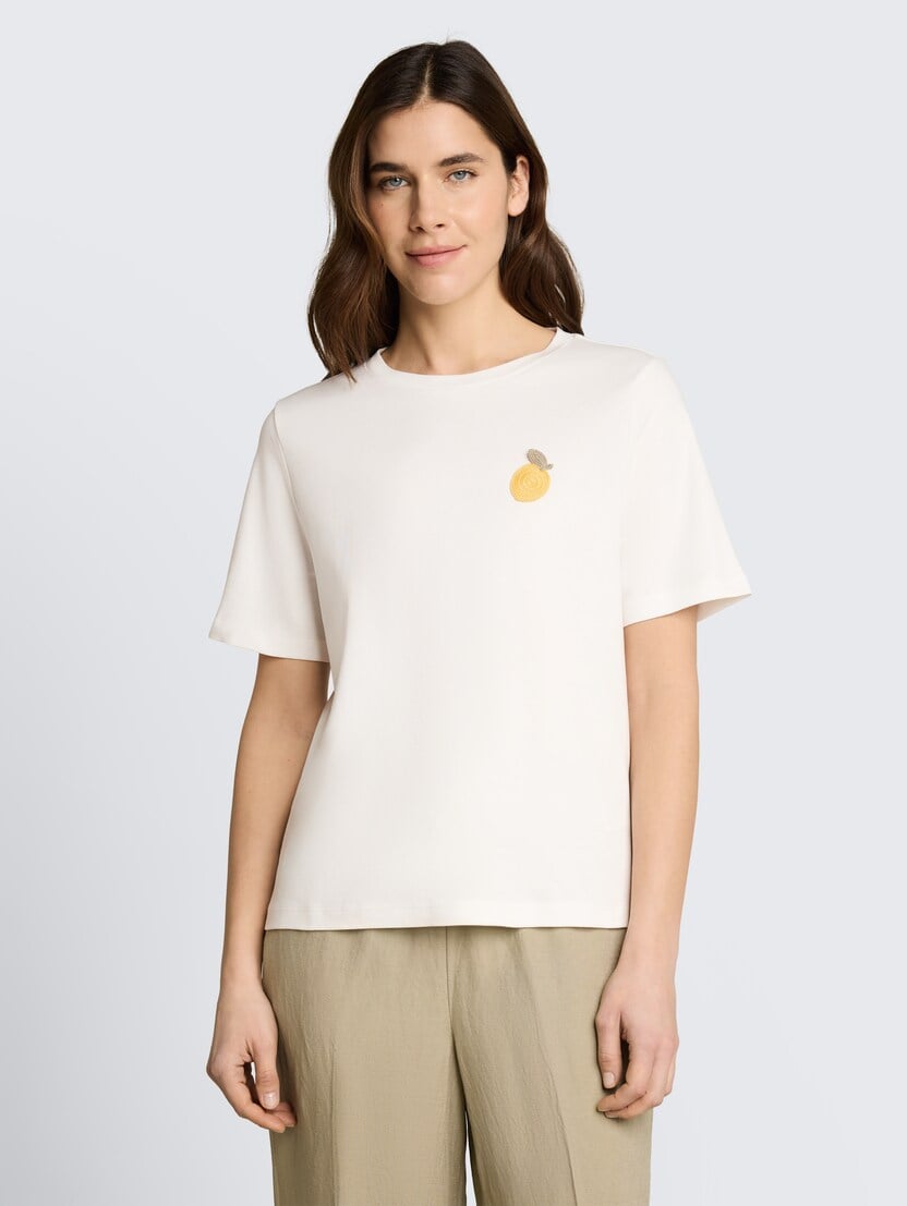Tricou cu imprimeu - Alb_4439169