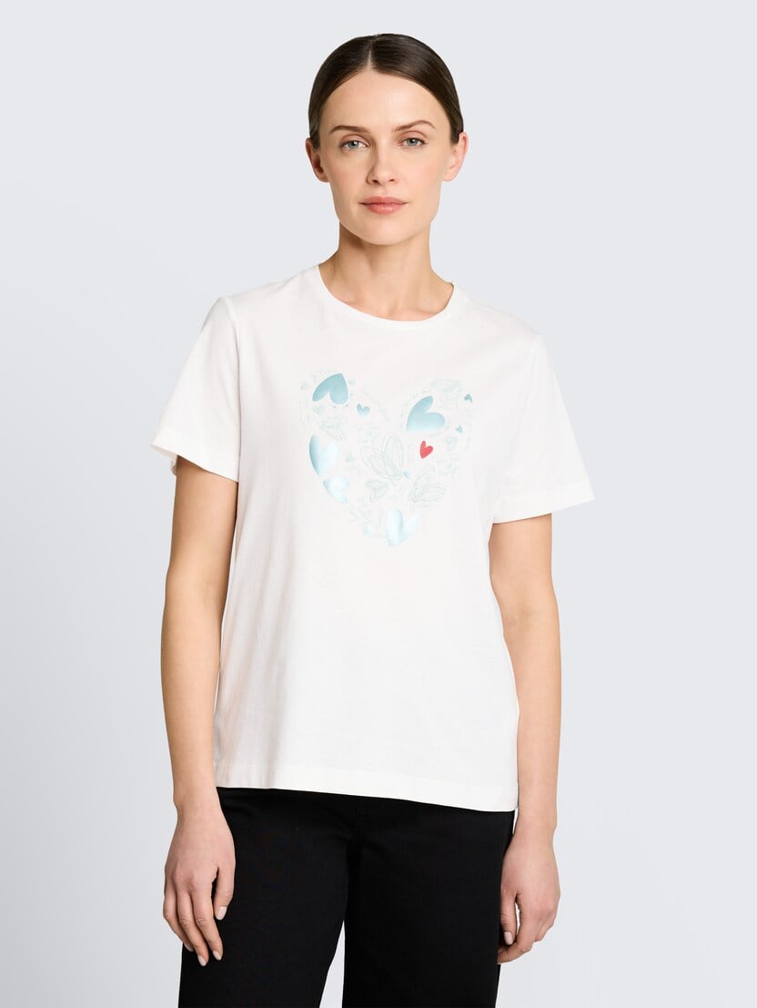 Tricou cu imprimeu - Alb_6026888