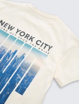 Tricou cu imprimeu - Alb_6344643