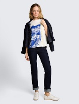 Tricou cu imprimeu - Alb_6968217
