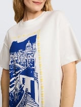 Tricou cu imprimeu - Alb_6968217