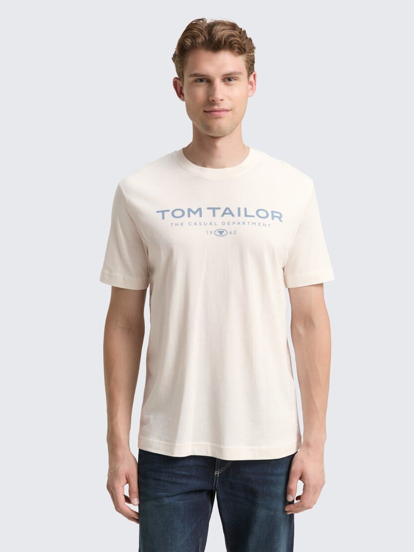 Tricou cu imprimeu - Alb_7634085