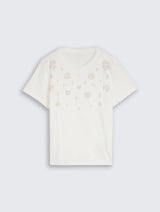 Tricou cu imprimeu - Bej_4719216