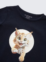 Majica s printom - Plava_1226425