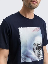 Majica s printom - Plava_2559015